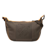 ルイ ヴィトン ダミエ ジェアン エクスプロラトゥール ショルダーバッグ M93615 テール カーキ キャンバス レザー レディース LOUIS VUITTON 【中古】